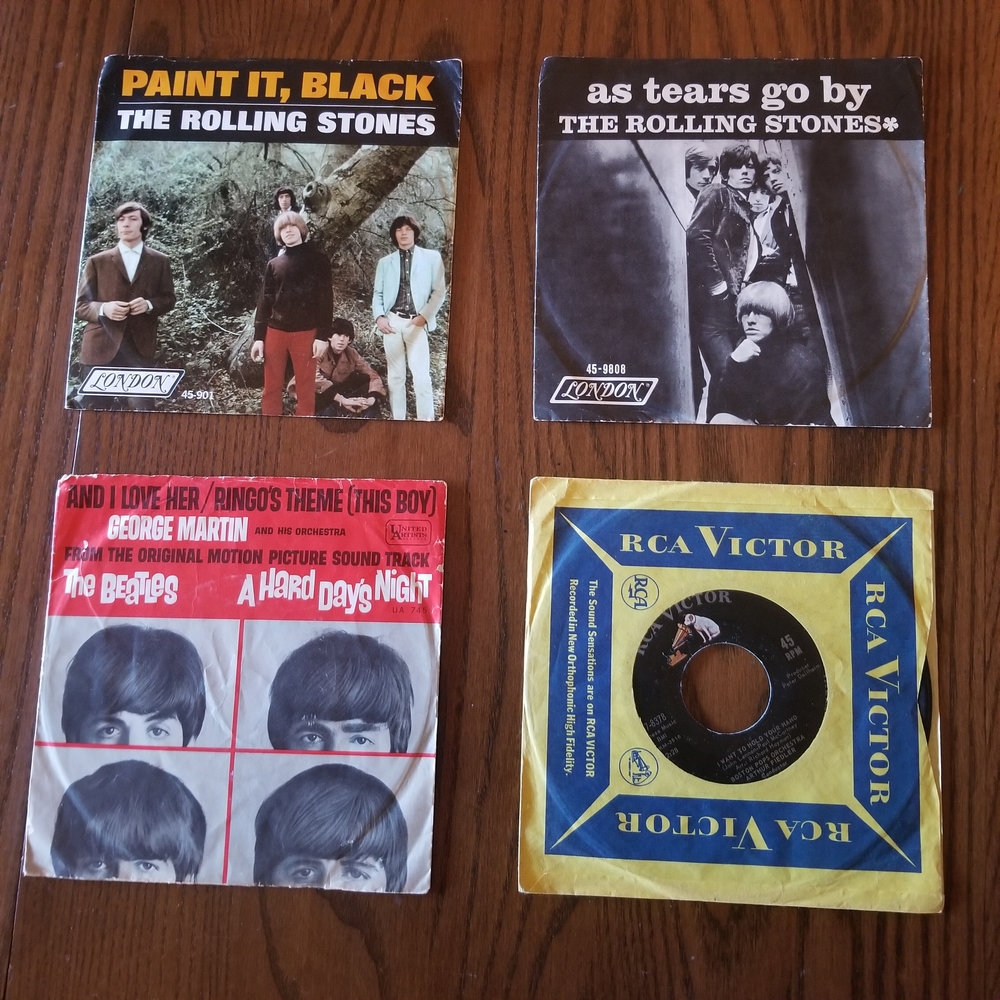 The Rolling Stones Vinyl Set - Black, Gray, Red, Yellow